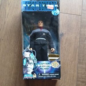 Vintage NIB Playmates Star Trek Captain Picard